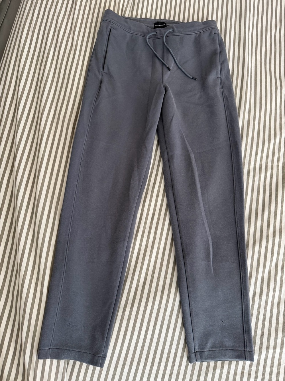 Club Monaco Men's Slate Blue Gray Drawstring Sweatpants
